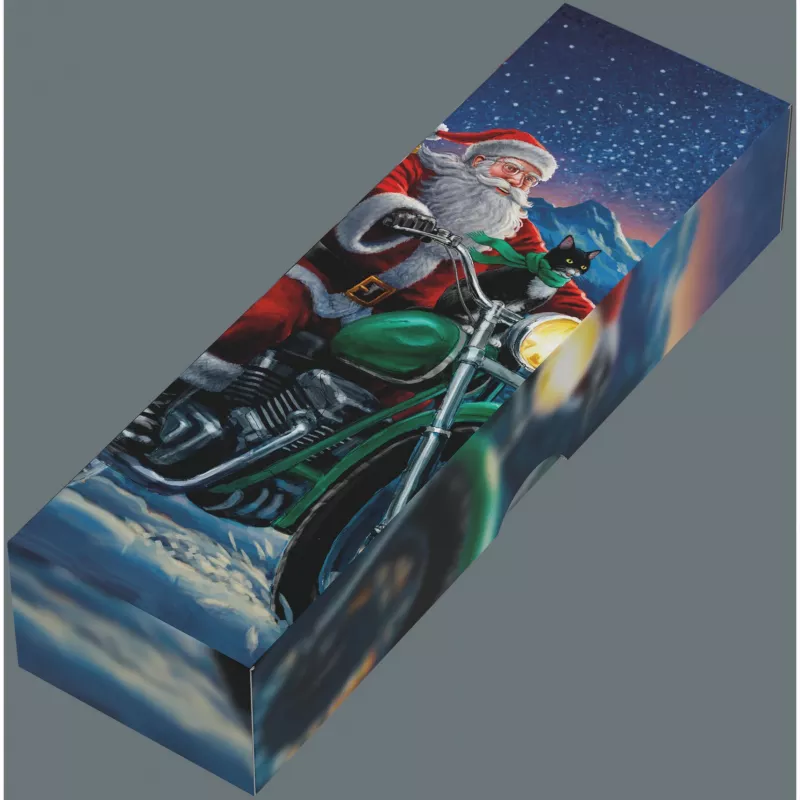 Wera Kraftform Kompakt 27 Set 1 Christmas 2025 bitu komplekts ar rokturi, 7 gab.
