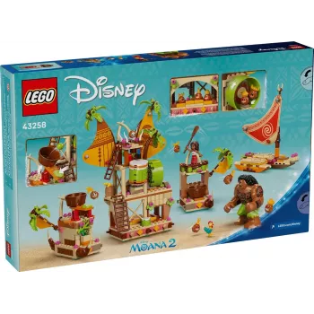 LEGO Disney Kakamora Barge komplekts 43258 — 572 detaļas, 2 minifigūras, vecumam no 7 gadiem