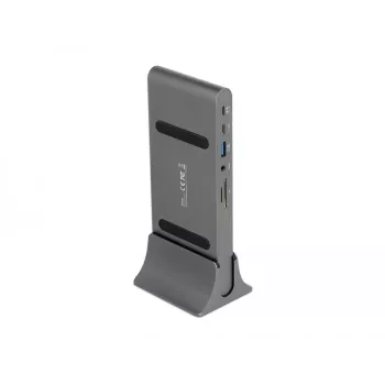 Docking Station DeLOCK USB-C DP 1.4 Trīs 4K Displeji