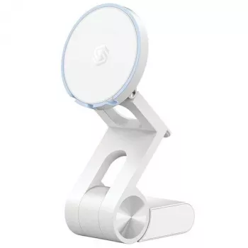 SODI BM-330 3-in-1 magnētiskais iPhone turētājs MacBook, balts