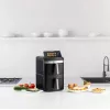 Karstā gaisa fritieris Taurus Air Fry Duo Slim 13 L dubultā, 2800 W, skārienvadība, melns