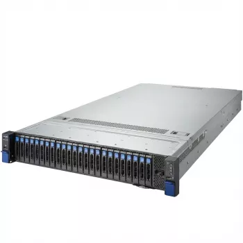 MITAC B8261T85E24HR-2T - Server - Rack Mount - 2U - divvirzienu - bez CPU - NVMe - Karstā maiņa 6.4 cm (2.5) nodalījumi - SSD - AST2600 - 1GbE, 10GbE - bez operētājsistēmas - Monitors
