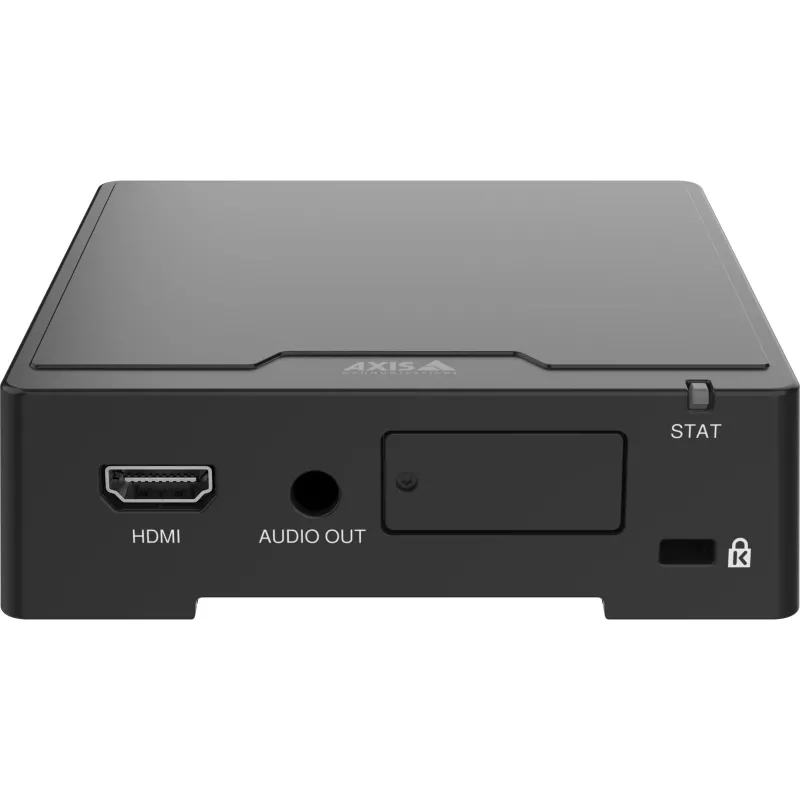 Video dekodētājs Axis D1110 02282-001, 4K izšķirtspēja 3840 x 2160, 8 kanāli, HDMI, melnā krāsā