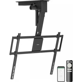SpeaKa Professional SP-TVCM-560 TV griestu stiprinājums 109,2 cm (43 inch) - 218,4 cm (86 inch) ar slīpuma regulēšanu un augstuma regulēšanu (SP-13896120)