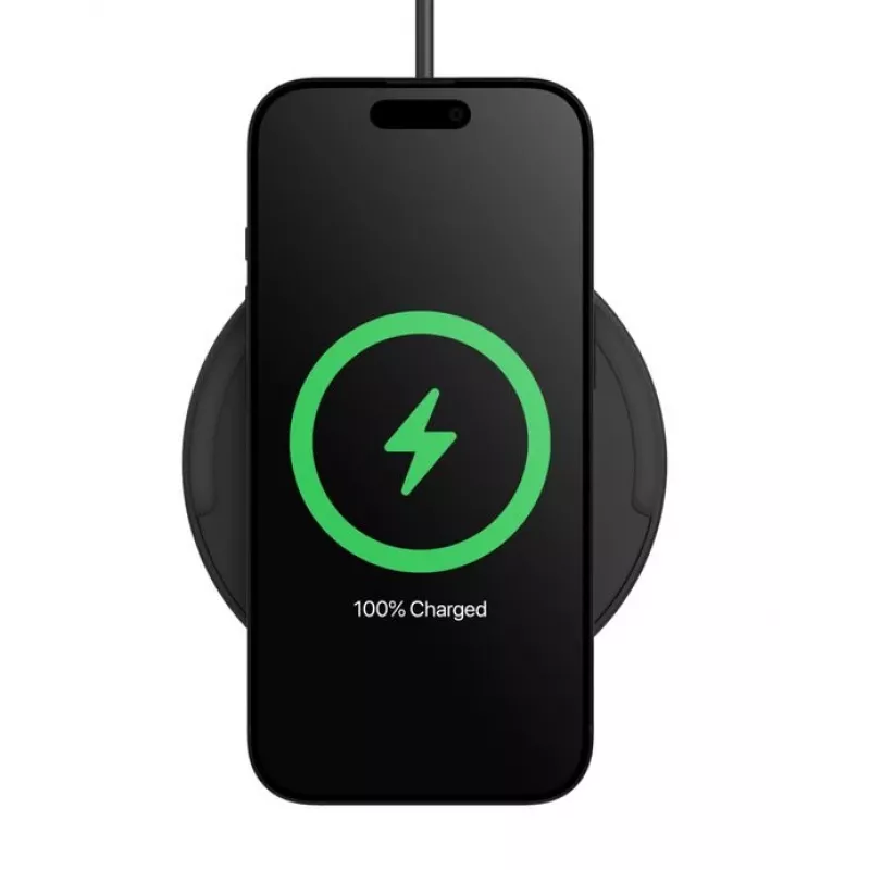 Bezvadu lādētājs Belkin WIA012KQBK 15W ar 20W barošanas adapteri, melns