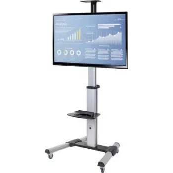 SpeaKa Professional SP-6646940 TV-Piestiprinājums 177,8 cm (70 inch) Melns-Sudrabs