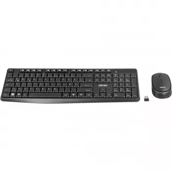 Ultron UMC300 Bezvadu tastatūras un peles komplekts - RF Vācu Melns (364180)