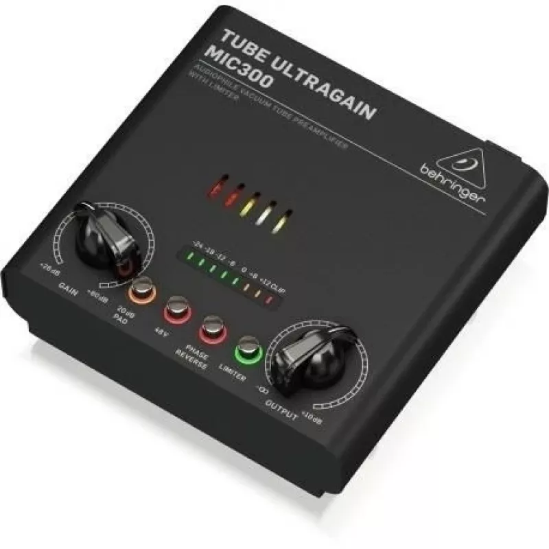 Audio priekšpastiprinātājs Behringer MIC300 Melns