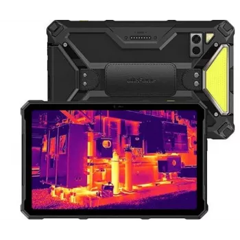 Planšetdators UleFone Armor Pad 4 Ultra — 10,1 collu displejs, 5G, termokamera, 8 GB RAM, 256 GB krātuve, Android, Melns