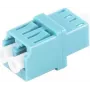 Šķiedru optikas adapteris LC vienmodas 07-60022 akvamarīna 1 gab.