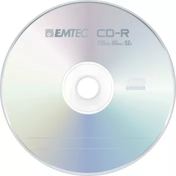 CD-R Emtec ECOC802552CB 700 MB 52x 25 gab.