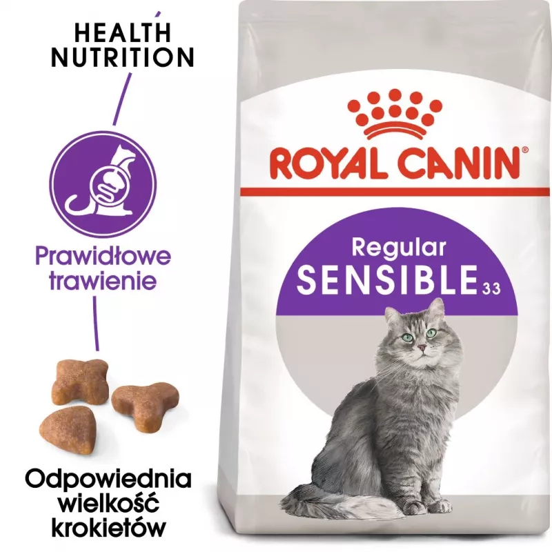 Royal Canin FHN Sensible sausais ēdiens pieaugušiem kaķiem, 4 kg