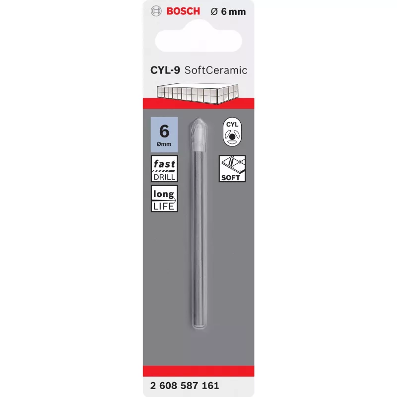 Urbju uzgalis flīzēm Bosch CYL-9 Ceramic 6 mm 80 mm