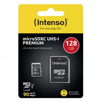 Atmiņas karte Intenso 128GB microSDXC UHS-I Class 10