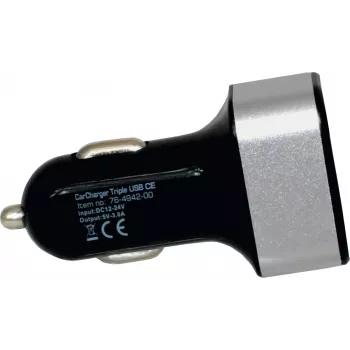 Auto lādētājs TECHNISAT CARCHARGER TRIPLE USB C ar trim USB-C/USB-A portiem