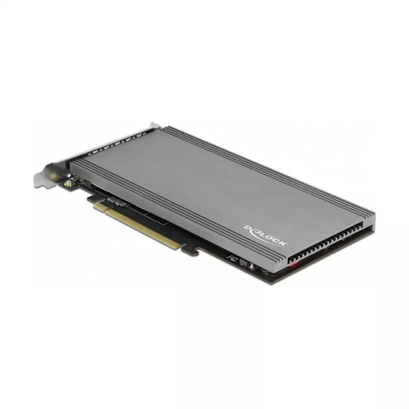 DeLOCK PCI Express x16 karte ar 4 x iekšējiem NVMe M.2 Key M slotiem 89044
