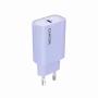 Sienas lādētājs CANYON OnCharge 30CL, 30W USB-C PD, 1x PD izeja, EU spraudnis, Purpurs