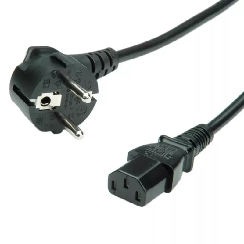 Strāvas kabelis VALUE 1,8 m taisns IEC savienotājs