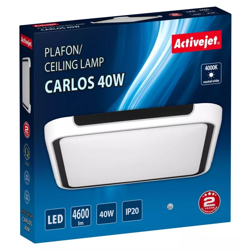 Activejet LED griestu lampa AJE-CARLOS 40W