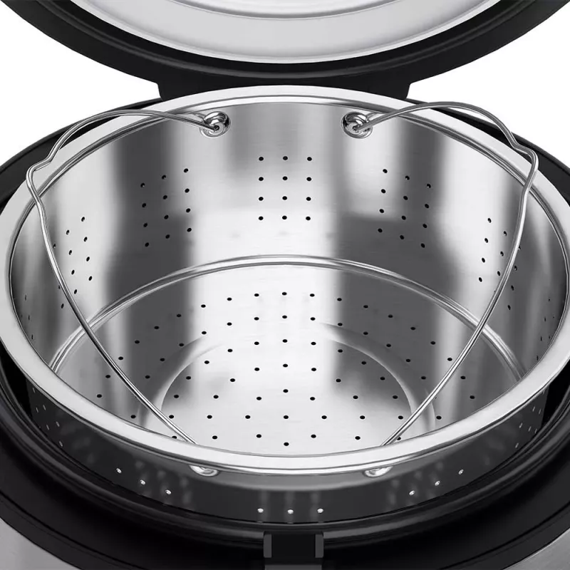 Rīsu plīts GASTROBACK Rice Control Low Carb & Steam, 3 L, 450 W, melna/nerūsējošais tērauds
