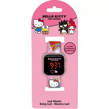 Bērnu rokas pulkstenis Kids Euroswan Hello Kitty HK50151 ar LED displeju