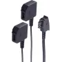 Telefona kabelis ShiverPeaks BS71000 0.2 m Melns