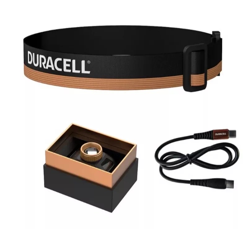 Duracell DH850R Dāvanu komplekta Galvaslampa melna, oranža