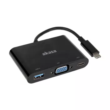 Adapter Type-C uz VGA Akasa AK-CBCA02-15BK