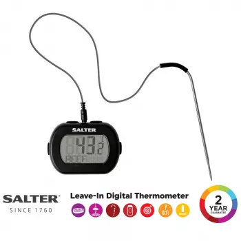 Salter 515 BKCR digitālais iegremdējamais pārtikas termometrs, ūdensizturīgs