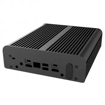 Datora korpuss Akasa Newton RC Compact bez ventilatora ASUS NUC 14 Pro, Mini ITX, melns