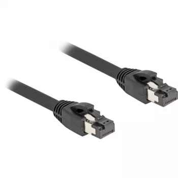 DeLOCK RJ45 tīkla kabelis Cat.8.1 S/FTP 3 m 40 Gbps Melns