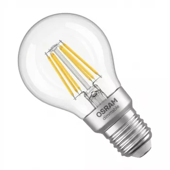 Osram LED Classic A60 Filament 5.9W 827 E27 Matēta Dimējama LED Spuldze
