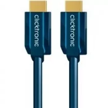ClickTronic 2m High Speed HDMI kabelis, zils (70303)