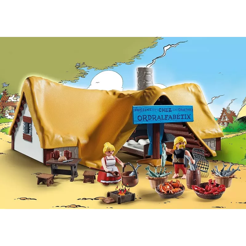 Playmobil 71266 Asterix: Unhygieniksa būda ar Unhygieniksu un viņa sievu Bakteriju