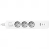 Xiaomi BHR07UKEU pagarinātājs — 3× Schuko ligzdas, 250 V, 1.4 m vads, balts