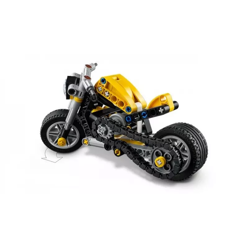 LEGO TECHNIC 42225 Dzeltenais Motocikls