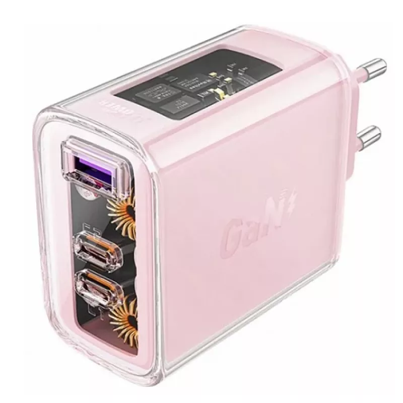 ACEFAST GaN Lādētājs 2x USB-C, USB-A, 65W, PD3.0, QC4.0