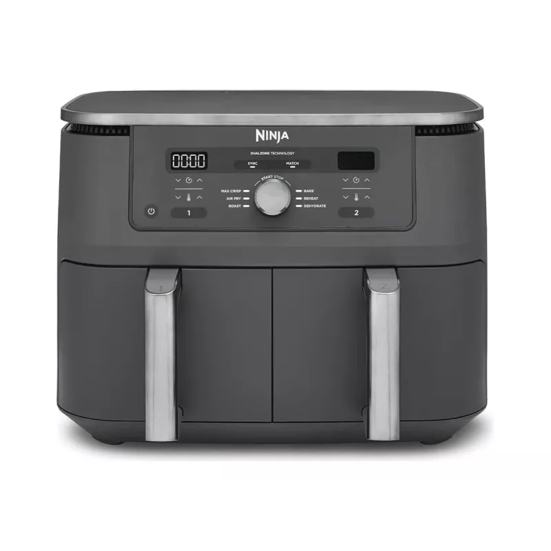 Gaisa fritieris Ninja DZ400EU 9.5 L 2470 W Pelēks Dubults