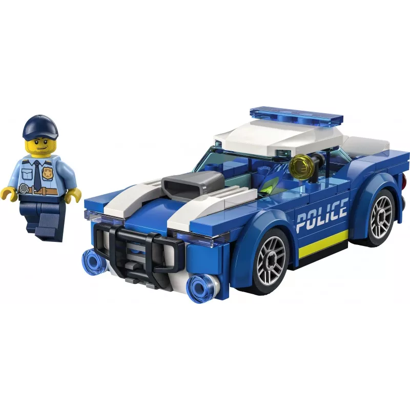LEGO 60312 City Policijas Auto Būvēšanas Komplekts ar Policista Figūru, Bērniem no 5 Gadiem, Dāvanu Ideja, Piedzīvojumu Sērija