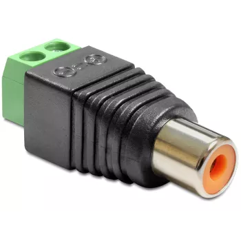 RCA uz spaiļu bloku adapteris DeLOCK 65418