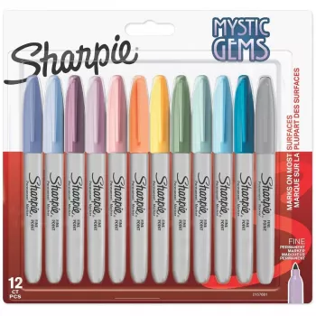 Pastāvīgais marķieris Sharpie 2157681 Smalka smaile (1 mm) Jauktas krāsas, 12 iepakojums