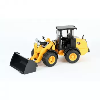 BRUDER BR-02485 Kompakts šarnīru iekrāvējs 1:16 mēroga modelis, liešanas spēļu transportlīdzeklis
