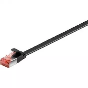 Wentronic 94236 Ethernet Patch Cable Melns