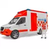 Bruder 1/16 Mercedes-Benz Sprinter Ātrās palīdzības automašīna ar šoferi