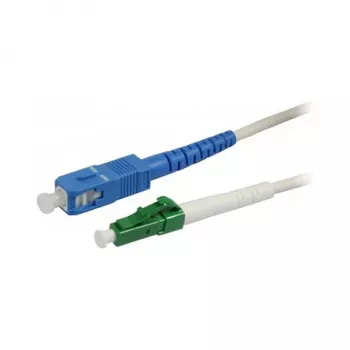Šķiedru optikas 1-šķiedras savienotājkabelis 2m SC-LC (APC 8° slīpums) 9/125µm G.657.A2 Synergy21