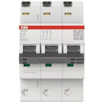 ABB Strāvas slēdzis SX203-B16 Flexline B-rakst. 6kA 16A 3P (2CDS253003R0165)