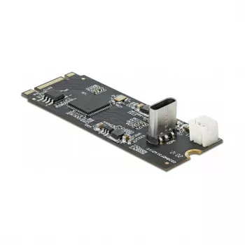 DeLOCK M.2 Key B+M vīrišķais uz USB Type-C sievišķo pārveidotājs, 63174