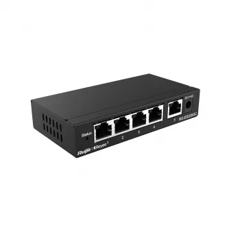 Ruijie Networks RG-ES205GC tīkla slēdzis, pārvaldāms L2, Gigabit Ethernet (10/100/1000), melns