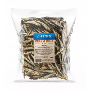 PETMEX Szprotki mitrā suņu barība zivs 500 g