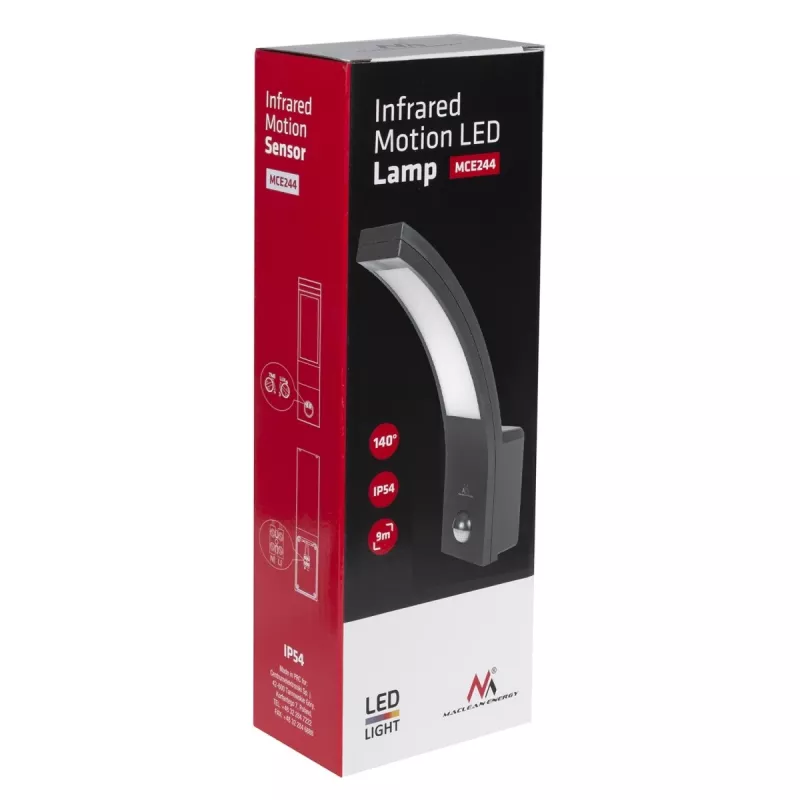 Galda lampa MACLEAN MCE244GR LED infrasarkanais 750 lm, regulējams gaismas avots tuvdarbībai